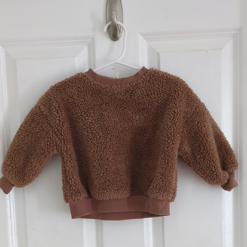 Cozy Brown Sherpa Sweater
